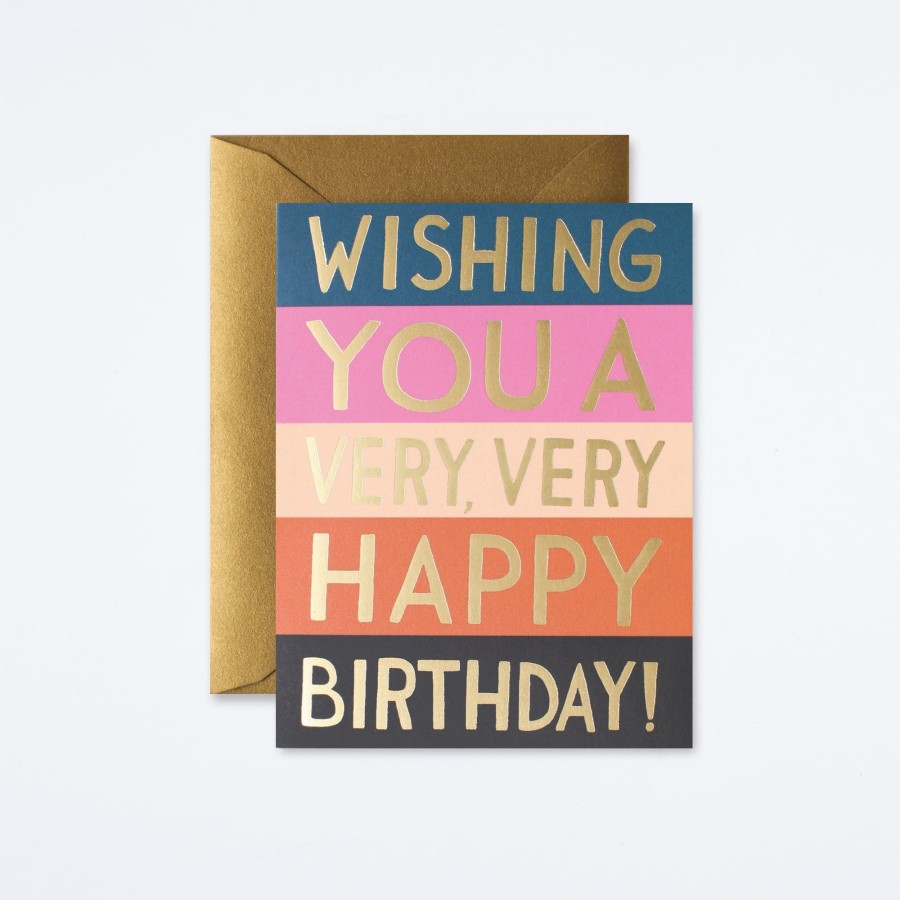 Rifle Paper Co Color Block Birthday Card Birthday