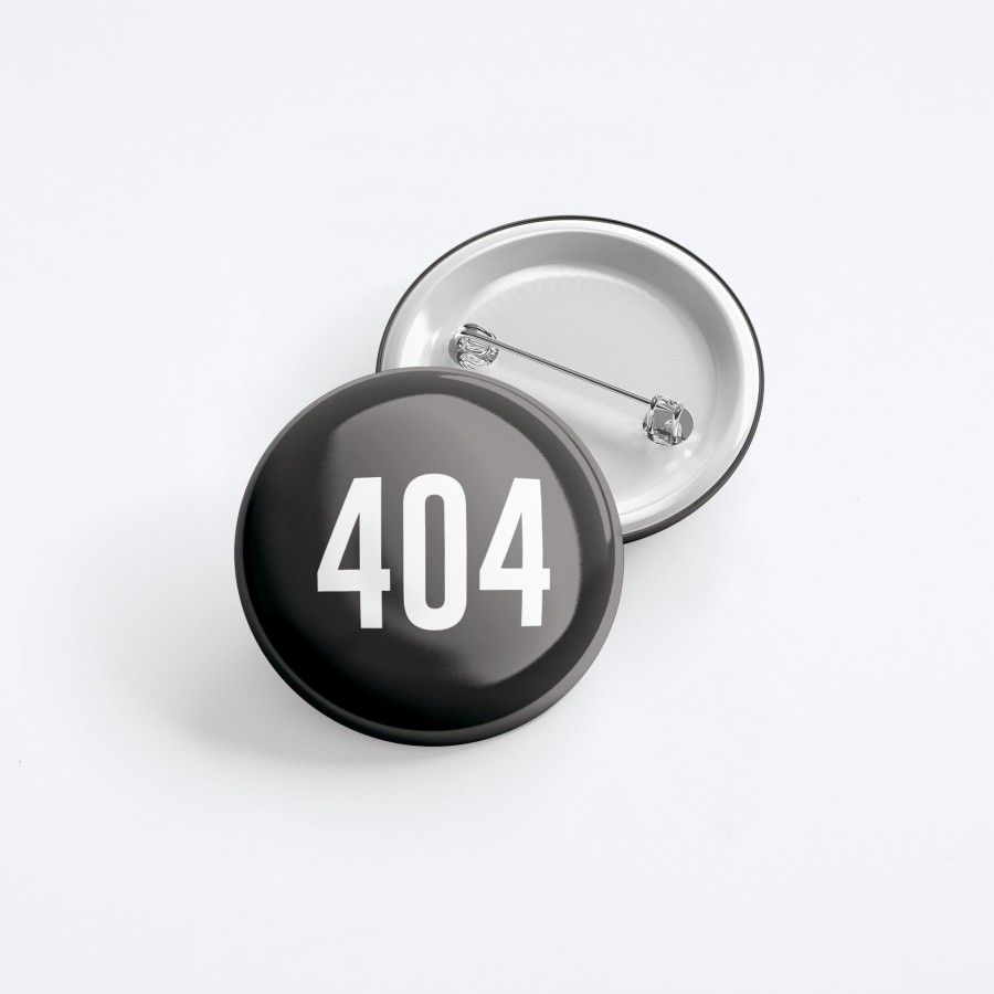 Archer Paper Goods 404 Button Pins & Buttons