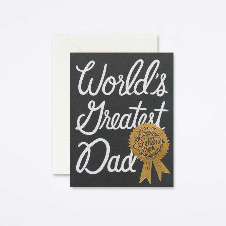 Rifle Paper Co World'S Greatest Dad Card Father'S Day