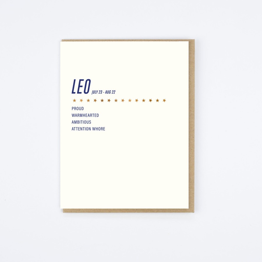 Sapling Press Leo Card Birthday