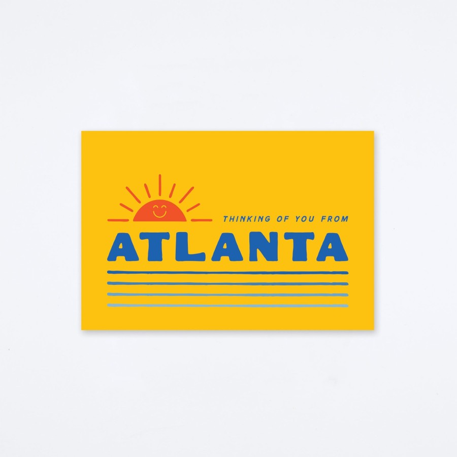 Archer Paper Goods Thinking Of You Atlanta Postcard Postcards