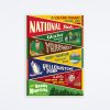 Cavallini & Co National Parks Pennants Wrap Wall Art