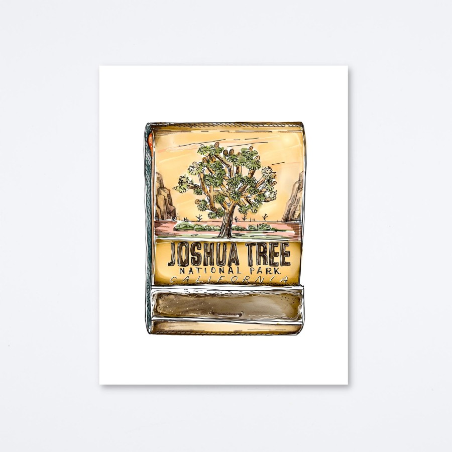 Mighty Strike Match Club Joshua Tree Art Print Wall Art