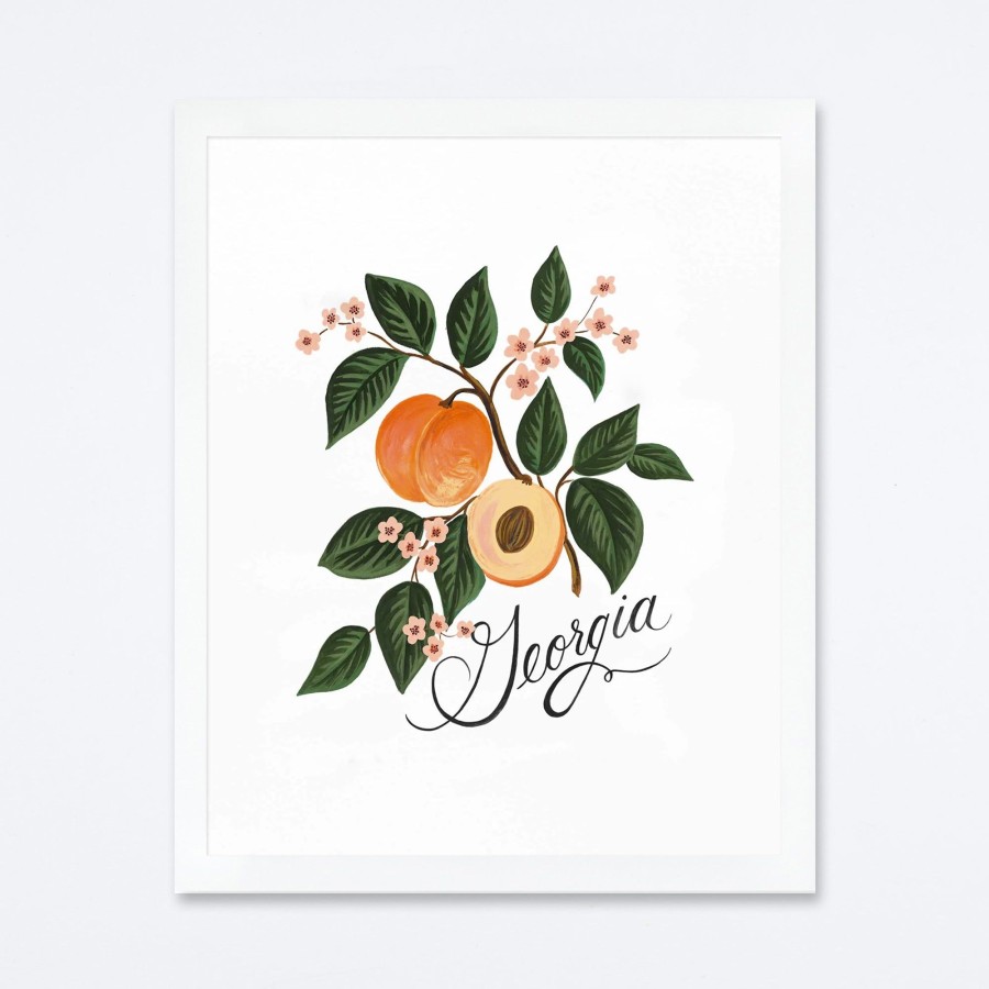 Rifle Paper Co Georgia Peach Art Print Regional