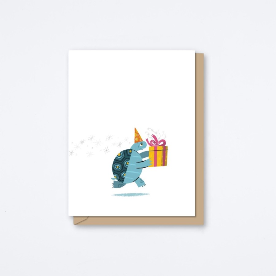 Maginating Tardy Turtle Birthday Card Birthday