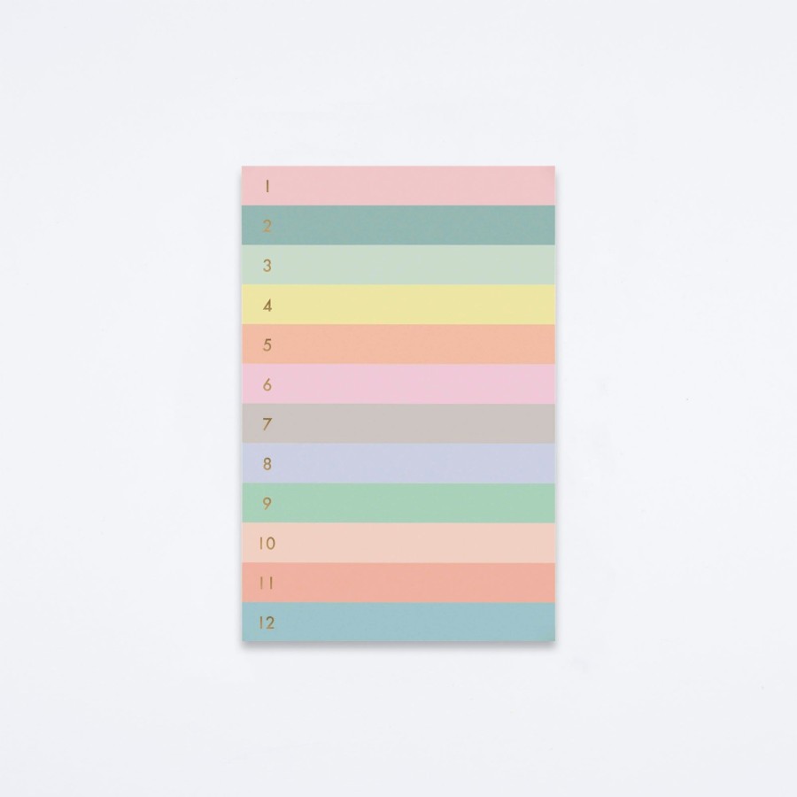 Rifle Paper Co Colorblock Numbered Memo Notepad Notepads