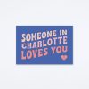 Archer Paper Goods Loves You Charlotte Postcard Postcards