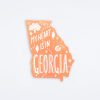 Noteworthy Georgia Die Cut Vinyl Sticker Regional