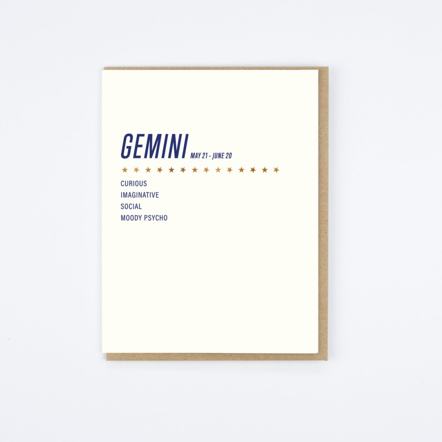 Sapling Press Gemini Card Birthday