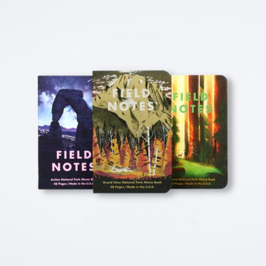 Field Notes National Park Notebook Set Series D Notebooks