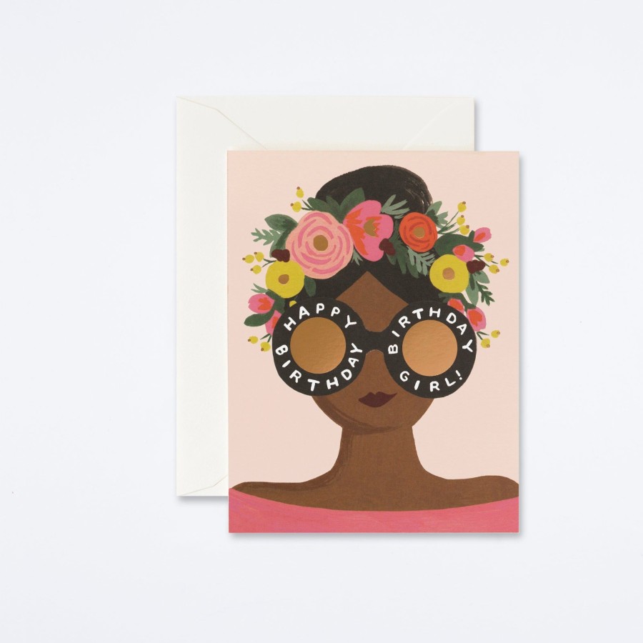 Rifle Paper Co Flower Crown Birthday Girl Card Birthday