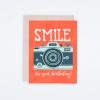 One Canoe Two Birthday Smile Camera Card Birthday