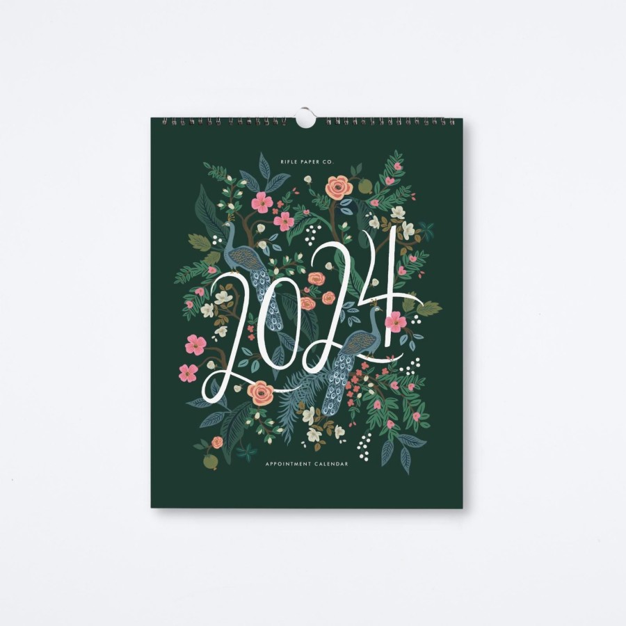 Rifle Paper Co 2024 Peacock Appointment Calendar Home