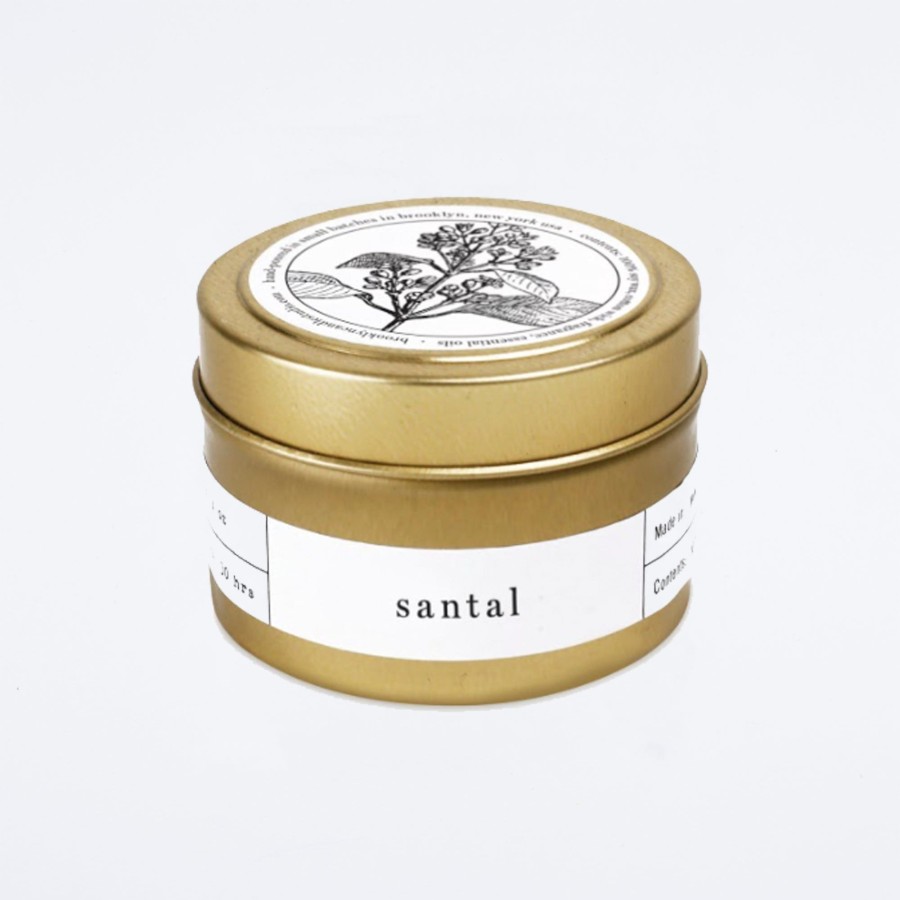 Brooklyn Candle Studio Santal Gold Travel Candle Candles