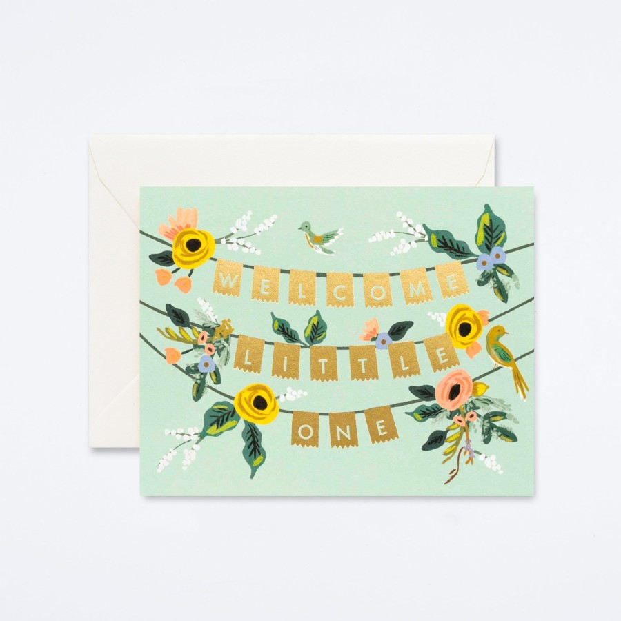 Rifle Paper Co Welcome Garland Card Baby