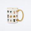 Rifle Paper Co Dog Days Porcelain Mug Home