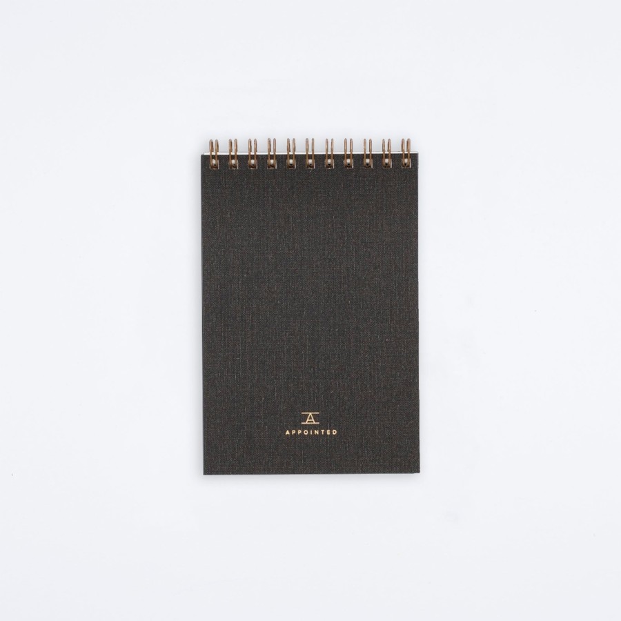 Appointed Charcoal Gray Pocket Notepad Notepads