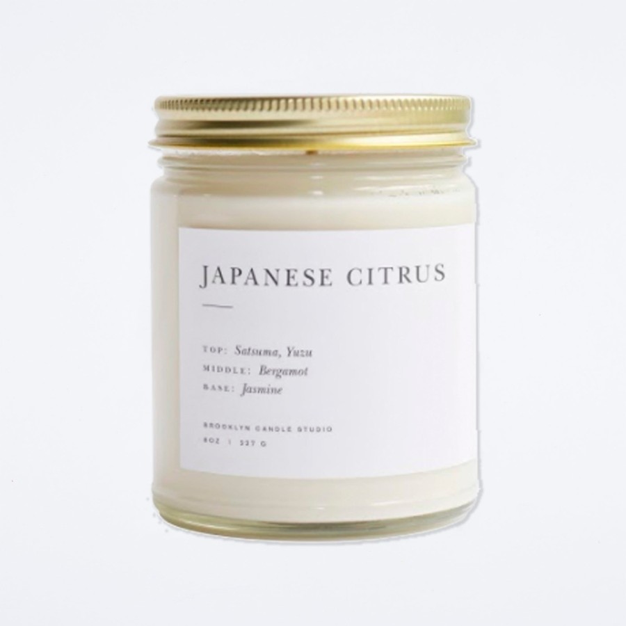 Brooklyn Candle Studio Japanese Citrus Minimalist Candle Candles