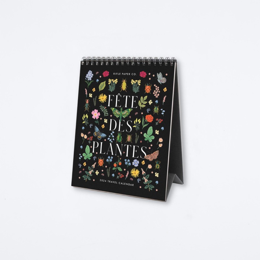 Rifle Paper Co 2024 Fete Des Plantes Desk Calendar Desktop