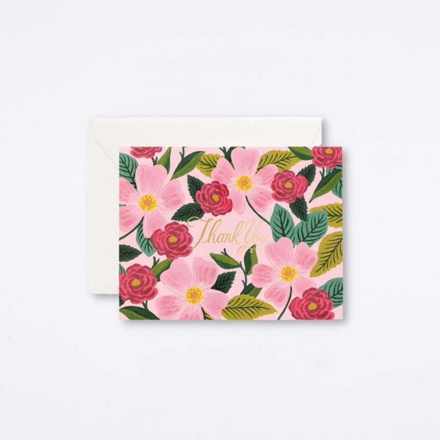 Rifle Paper Co Rose Garden Thank You Card Thank You