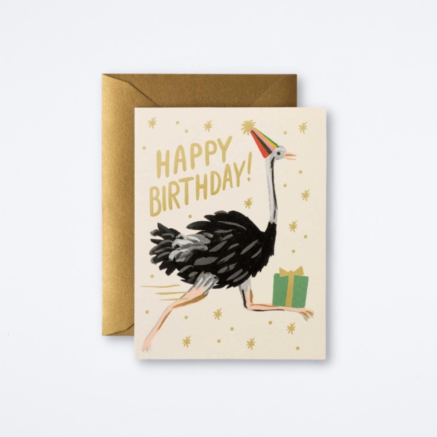 Rifle Paper Co Ostrich Birthday Card Birthday