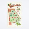 Cavallini & Co Georgia Map Tea Towel Regional