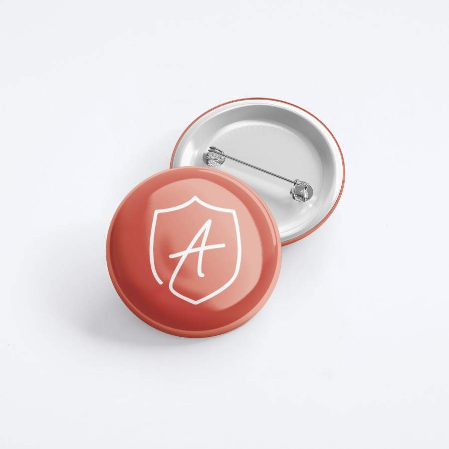 Archer Paper Goods Archer Shield Button Pins & Buttons