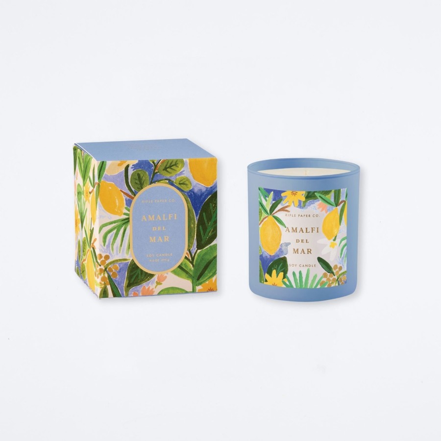 Rifle Paper Co Amalfi Del Mar Candle Home