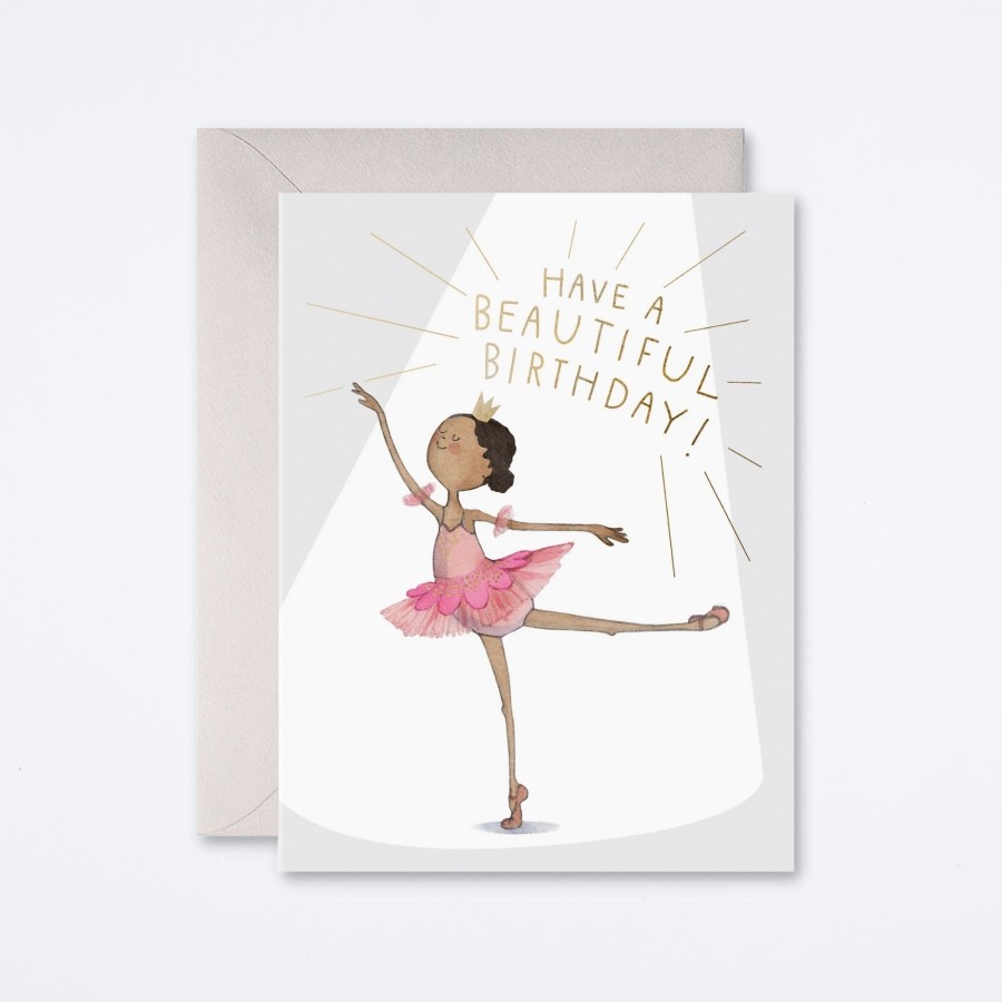 E Frances Paper Ballerina Birthday Card Birthday