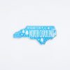 Noteworthy North Carolina Die Cut Vinyl Sticker Regional