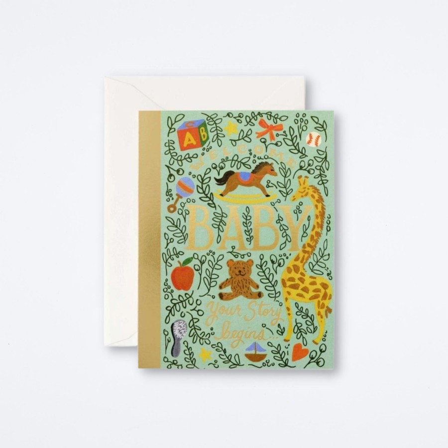 Rifle Paper Co Storybook Baby Card Baby