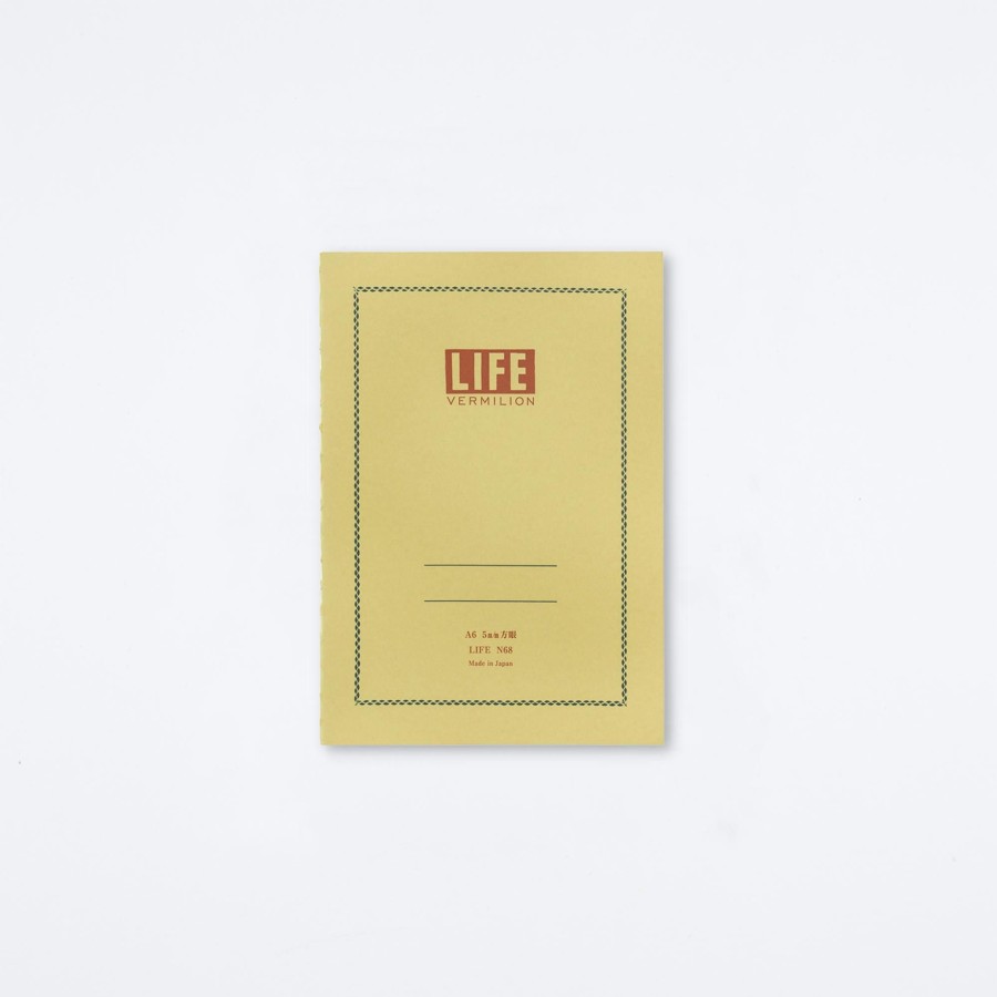 Life Stationery Life Vermilion A6 Notebook Notebooks