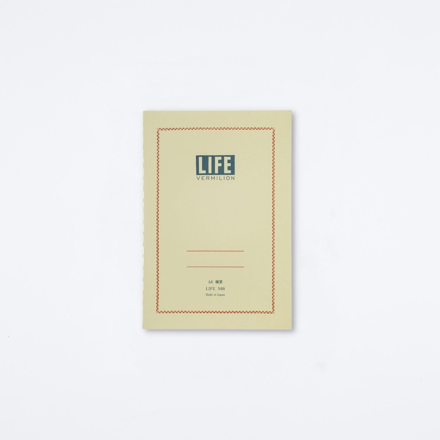 Life Stationery Life Vermilion A6 Notebook Notebooks