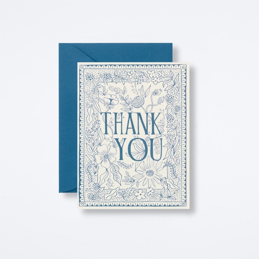 Rifle Paper Co Delft Thank You Card Thank You