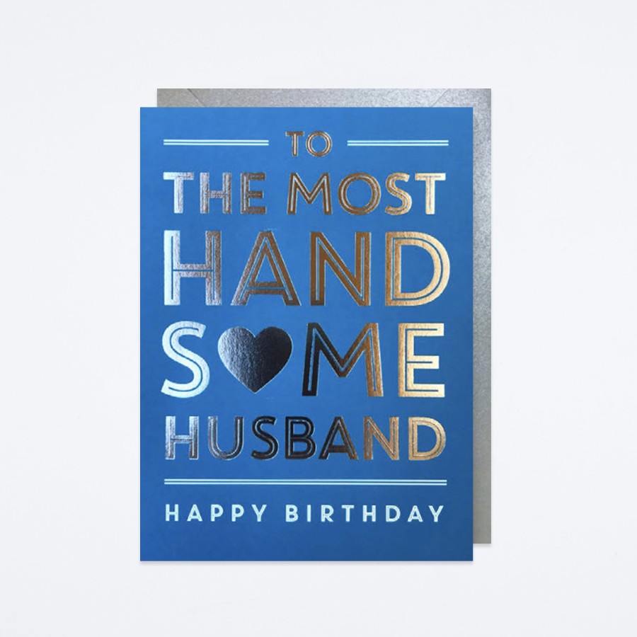 J Falkner Handsome Husband Birthday Card Birthday