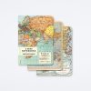 Cavallini & Co Vintage World Maps Mini Notebook Set Notebooks