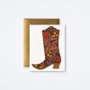 Rifle Paper Co Birthday Boot Card Birthday