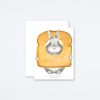 Dear Hancock Toast Bunny Birthday Card Birthday