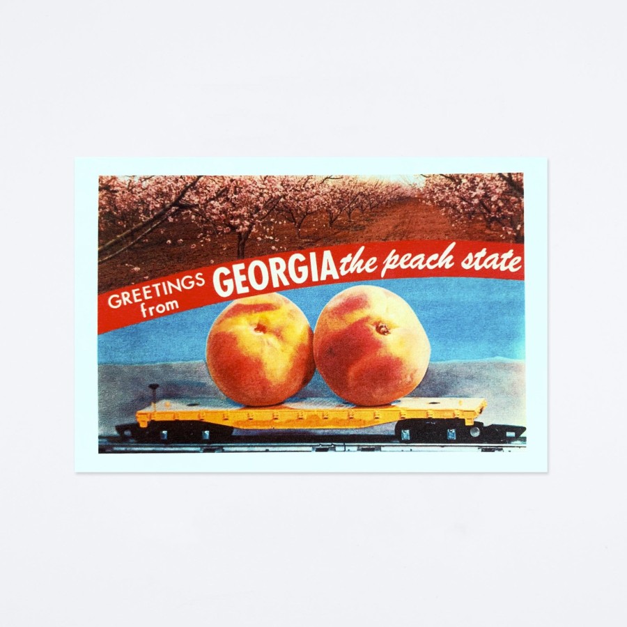 Found Image Press Greetings From The Peach State Postcard Postcards