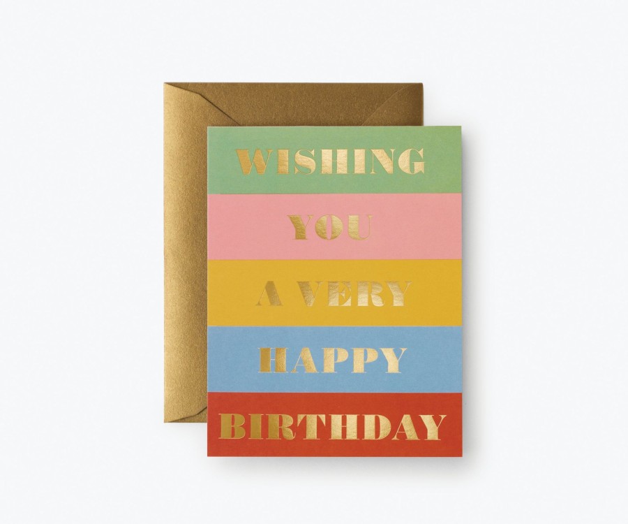 Rifle Paper Co Birthday Wishes Card Birthday