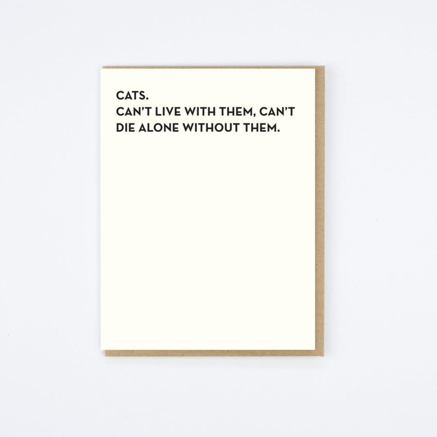 Sapling Press Die Alone Card Humor