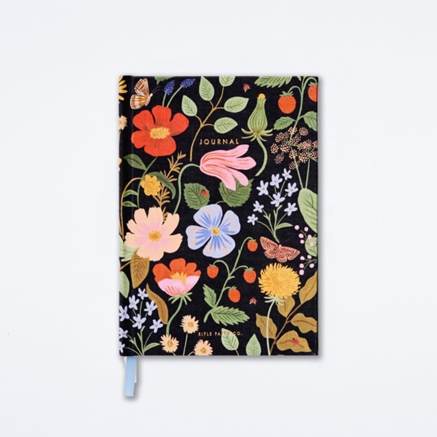 Rifle Paper Co Strawberry Fields Fabric Journal Notebooks