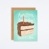 One Canoe Two Piece Of Cake Card Birthday