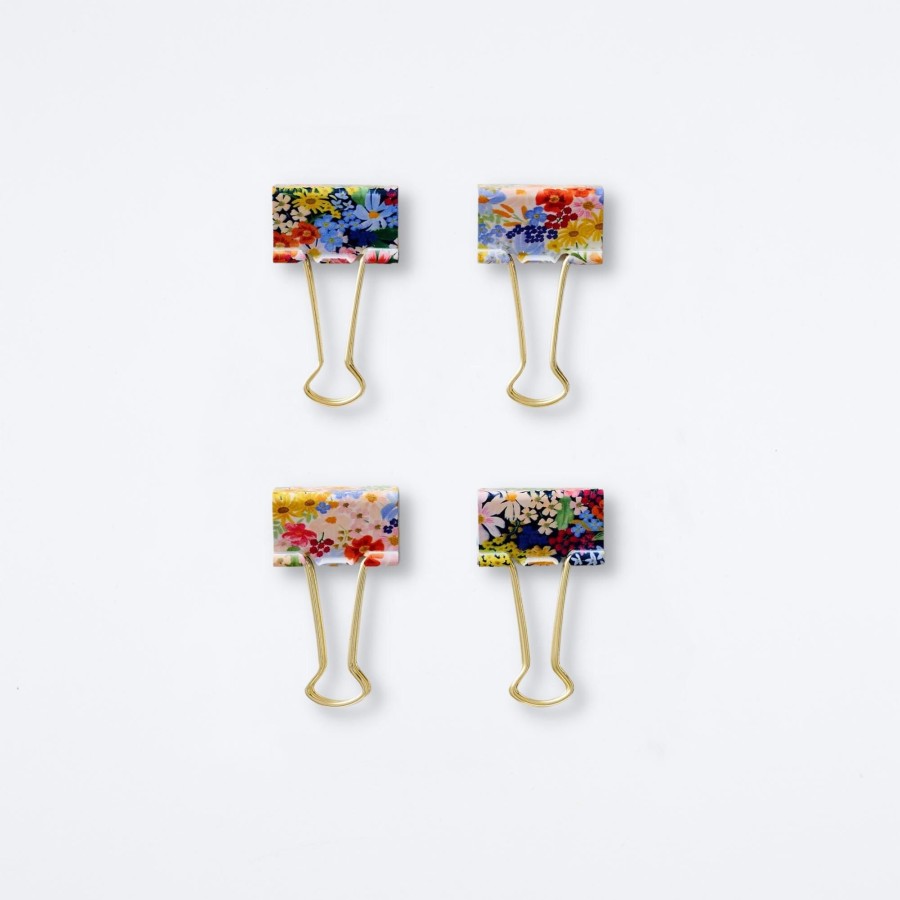 Rifle Paper Co Margaux Binder Clips Desktop