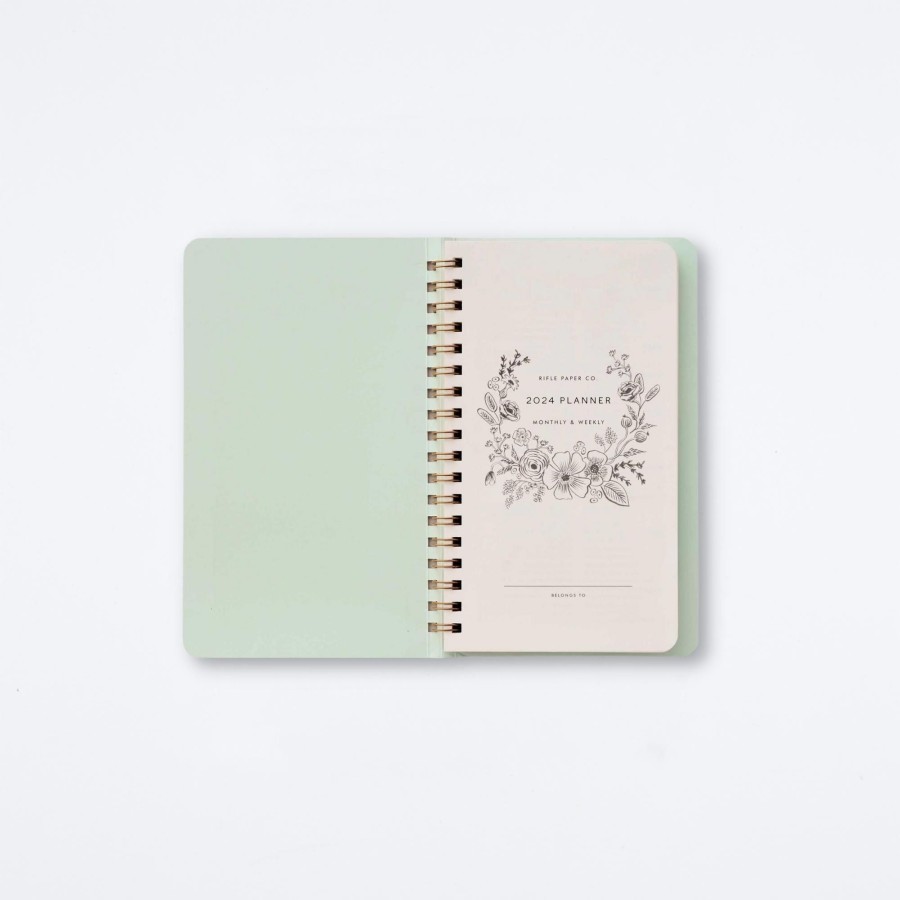 Rifle Paper Co 2024 Blossom 12-Month Spiral Pocket Planner Notebooks