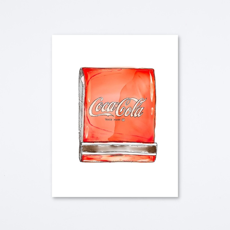 Mighty Strike Match Club Coke Art Print Wall Art