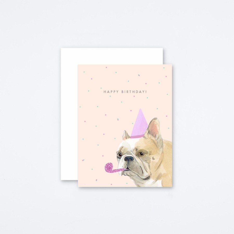 Dear Hancock Frenchie Party Card Birthday