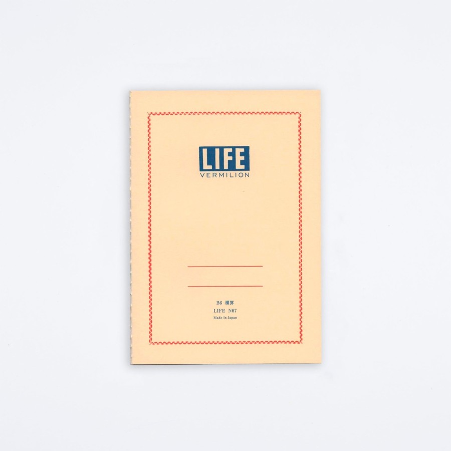 Life Stationery Life Vermilion B6 Notebook Notebooks