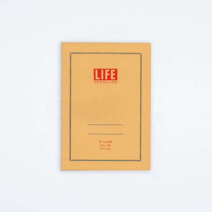 Life Stationery Life Vermilion B6 Notebook Notebooks