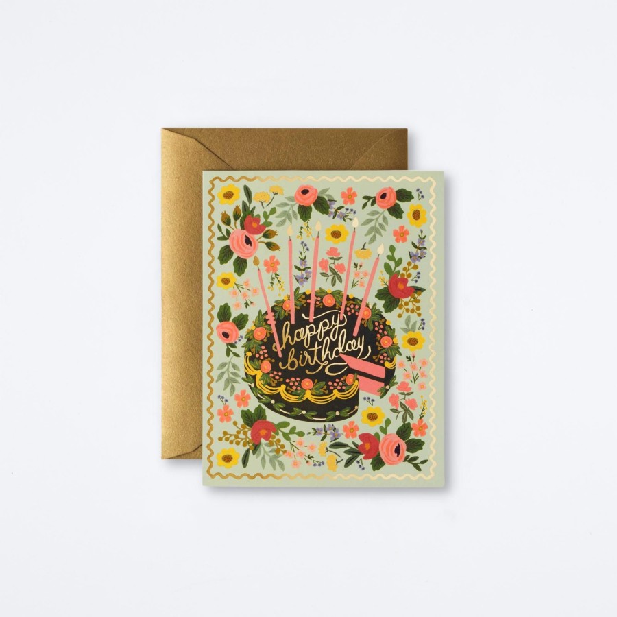 Rifle Paper Co Floral Cake Birthday Card Birthday